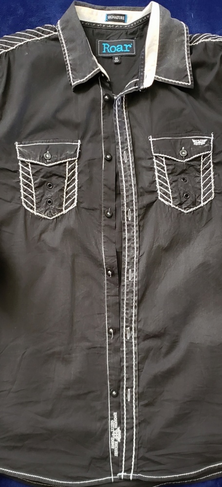 Roar button down